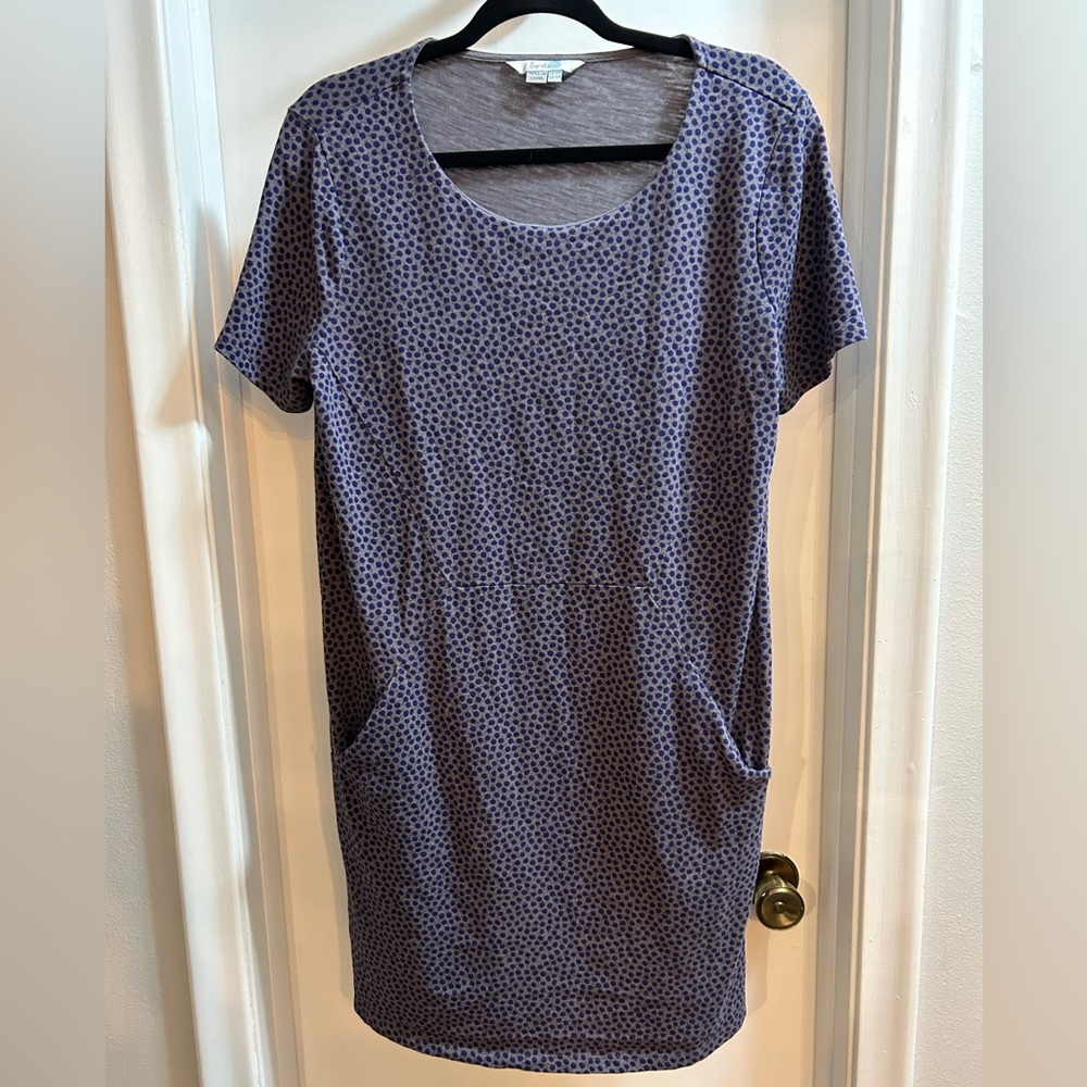 Boden Jersey T-shirt Dress. Sz 10R. Pockets. EUC.